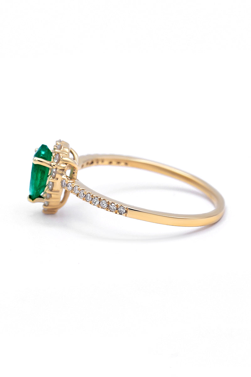 Bague "Pink Lady" D0,20/30 E0,50/1