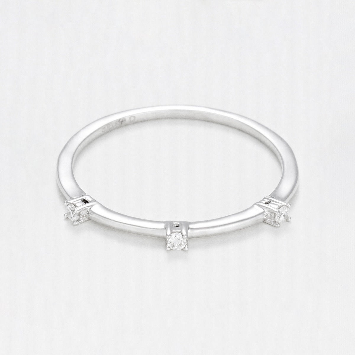 Set De 4 Bagues "Harmonie" Diamants 0,16Ct/27