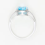 Anillo "Rio Grande" D0.22Ct/42 Gam 2Ct - Oro blanco 375/1000