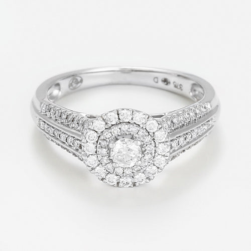 Anillo Ivar D0.50/79 - Oro blanco 375/1000