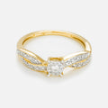 Bague "Eclat Joli" Diamant 0,12/18