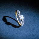 Ring "Eclat Joli" D0,12/18 - Yellow Gold 375/1000