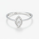 Bague Diamants "Itzer" D 0,15/32 - Or Blanc 375/1000