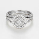 Bague Duo D0,5/106 - Or Blanc 375/1000