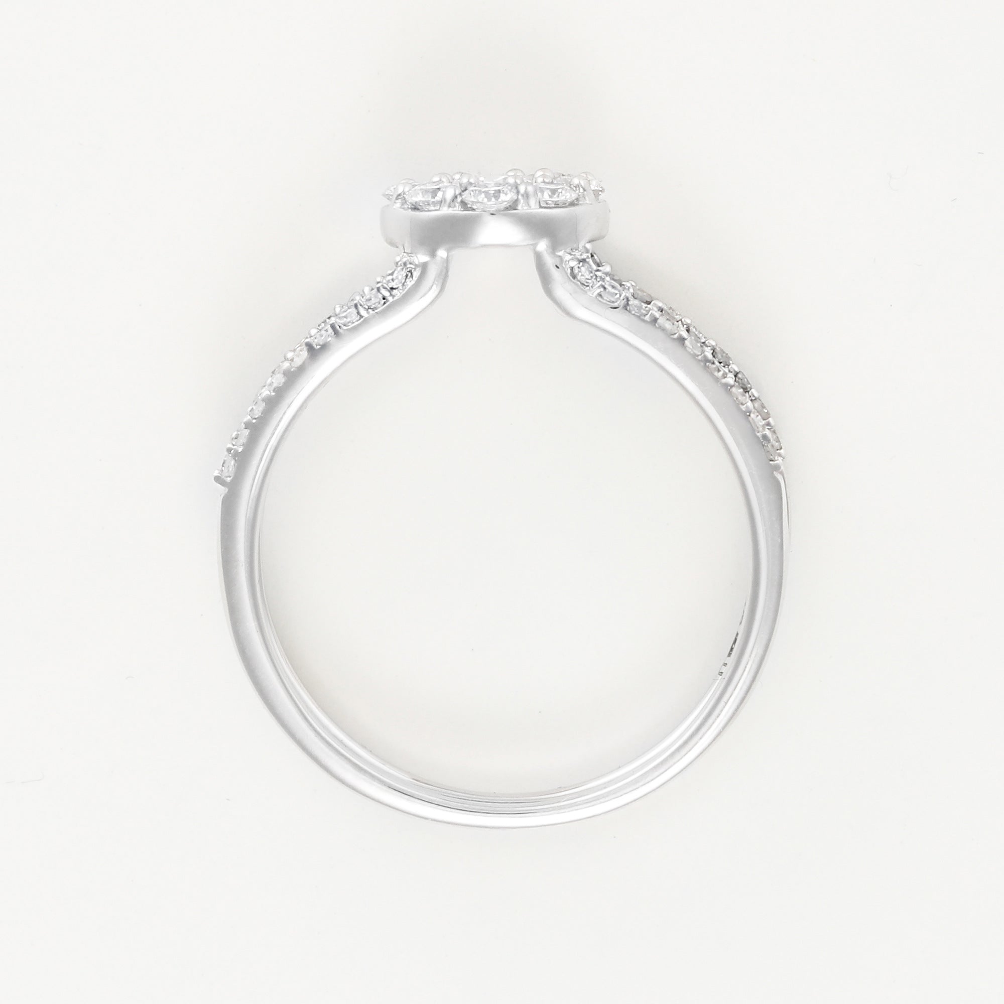 Bague Duo Emboité "Duo Magique" D0,64Ct/108 - Or Blanc