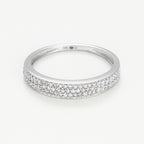 Bague Duo Emboité "Duo Magique" D0,64Ct/108 - Or Blanc