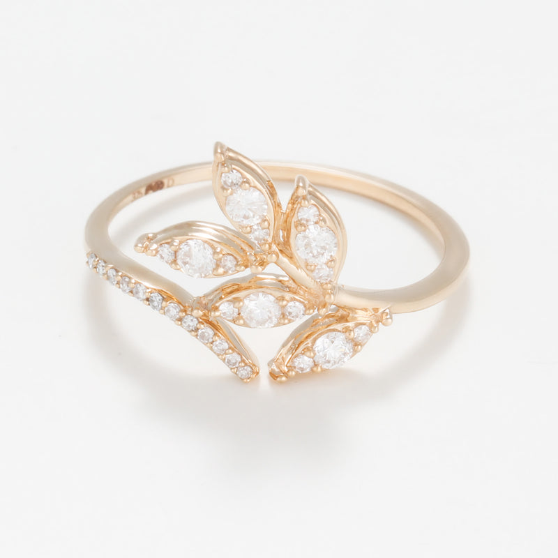 "Izïa" Ring D0.28/27 - Yellow Gold