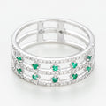 Bague Courone Des Emeraudes D0,23/78 E0,25/10