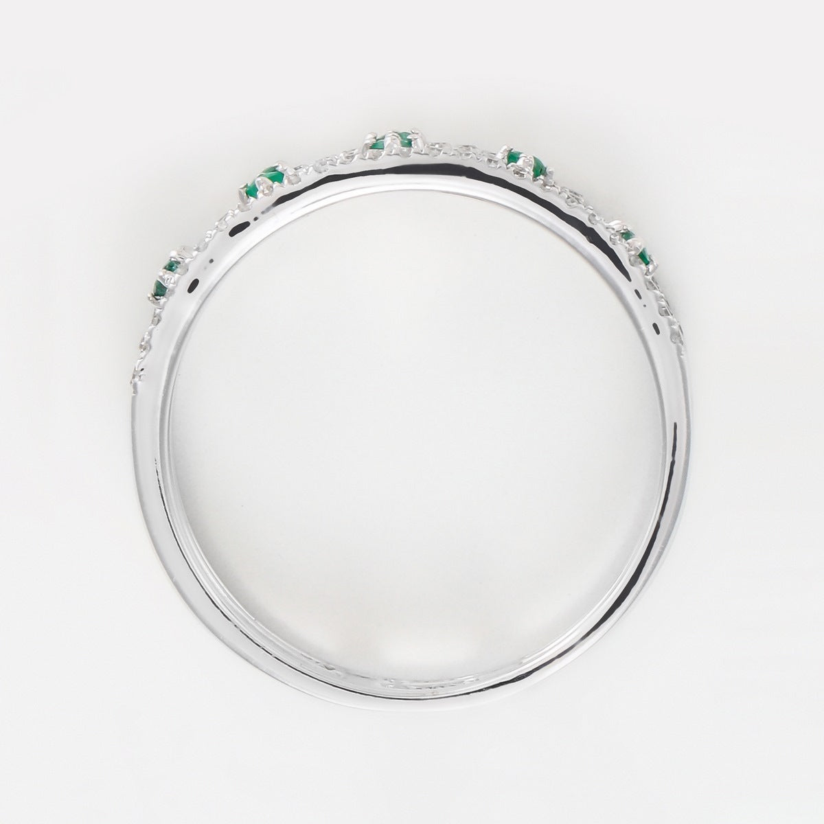 Bague Courone des Emeraudes D0,23/78 E0,25/10
