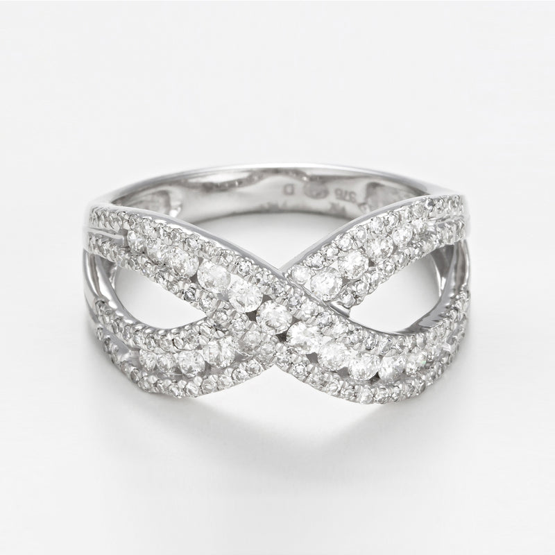 Bague "A L'Infini" Diamants 0,74Ct/136