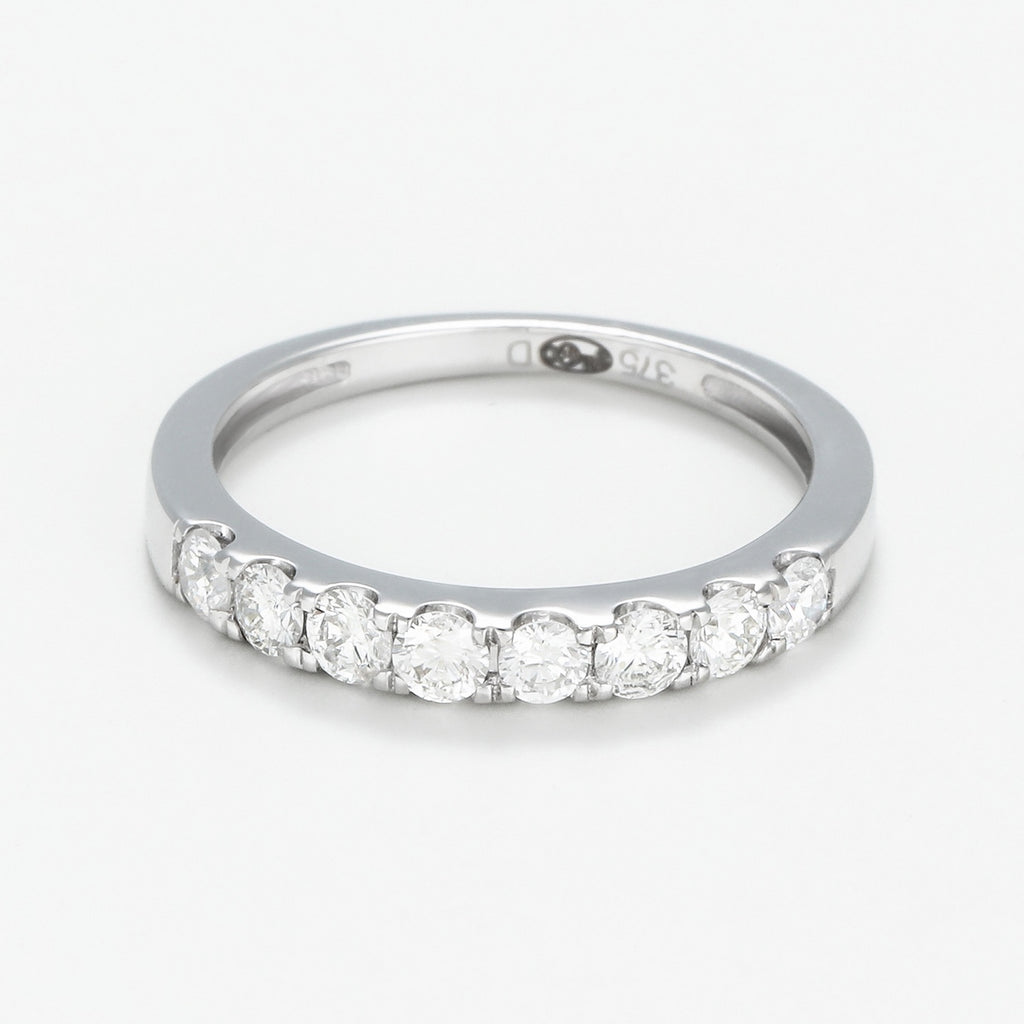 Bague Diamants "Rommani" D 0,50/8 - Or Blanc 375/1000