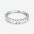 Bague Diamants "Rommani" D 0,50/8 - Or Blanc 375/1000