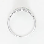 Bague Trio Des Emeraudes - Or Blanc