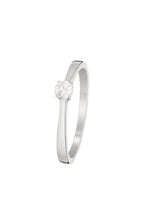 Anillo “Envoûtant Solitaire” D0.11/1 – Oro blanco 375/1000