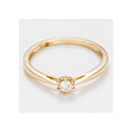 Bague "Solitaire Envoûtant" - Diamant 0,11/1 - Or Jaune