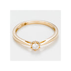 Bague "Solitaire Envoûtant" - Diamant 0,11/1 - Or Jaune