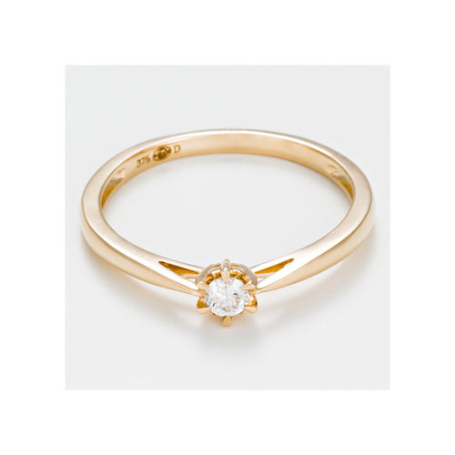 Anillo “Envoûtant Solitaire” – Diamante 0.11/1 – Oro amarillo