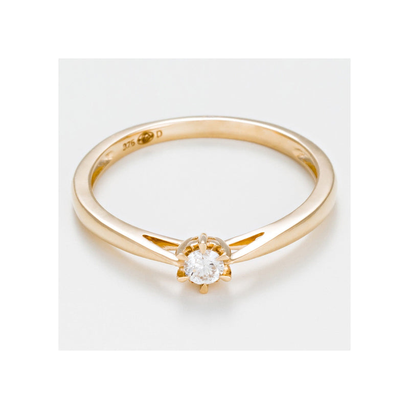 “Envoûtant Solitaire” Ring – Diamond 0.11/1 – Yellow Gold