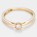 Bague "Solitaire Envoûtant" Diamant 0,11/1