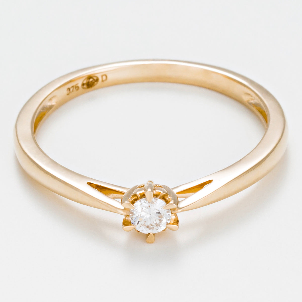 Bague "Solitaire Envoûtant" Diamant 0,11/1