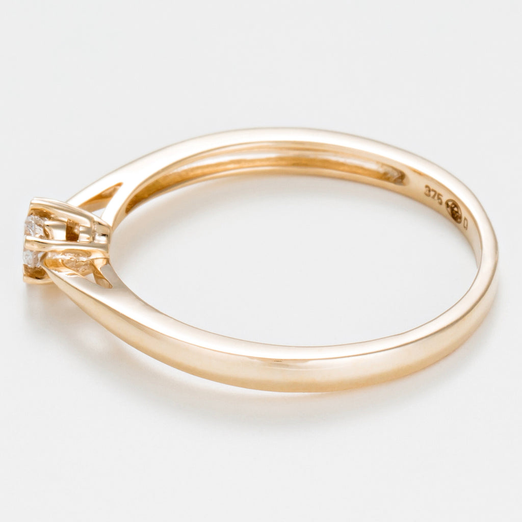 Bague "Solitaire Envoûtant" Diamant 0,11/1