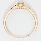 Bague "Solitaire Envoûtant" Diamant 0,11/1