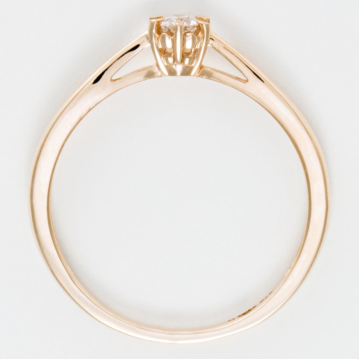 Bague "Solitaire Envoûtant" Diamant 0,11/1