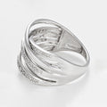 Bague "Méli-Mélo Scintillant" D0,12/40 - Or Blanc