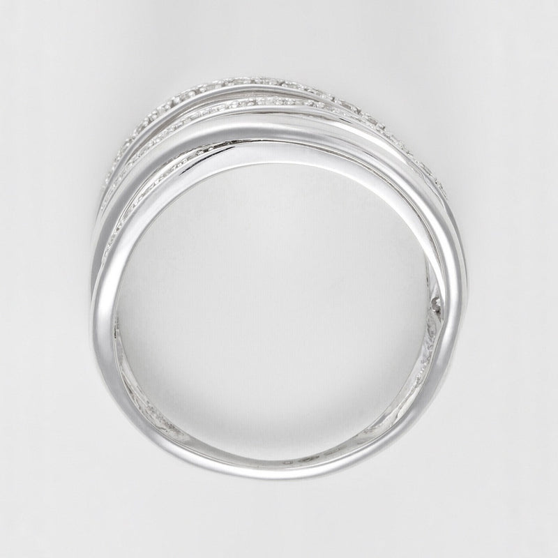 "Sparkling Medley" Ring, D0.12/40 - White Gold