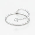 Diamanta – Ring met diamanten "San Diego" D 0,15/43, zilveren ring met diamanten, vooraanzicht