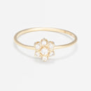 Bague "Fleur de Diamant" D0,12/7