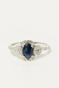 anillo safiro
