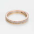Bague Trio "Belles Alliances" Diamants 0,24/78