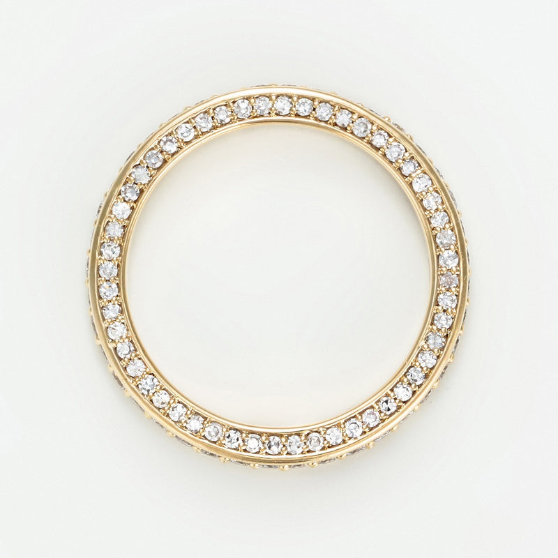 Bague "Alliance Tris" 1 Ct - Or Jaune