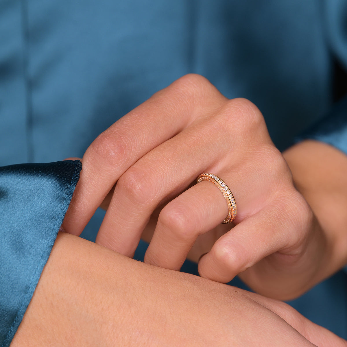 Bague "Alliance Tris" 1 Ct