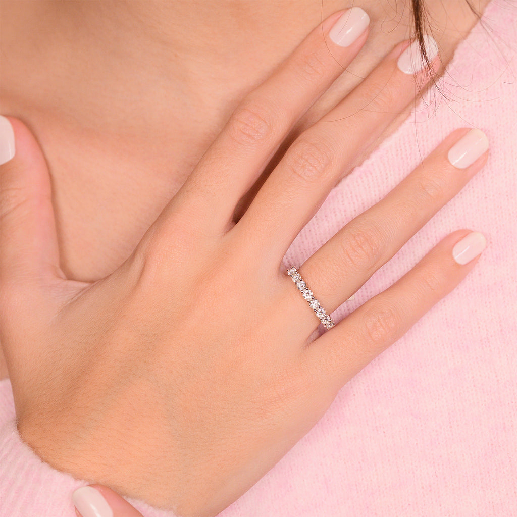 Bague "Tour Complet Forever" Diamants 1,45/25