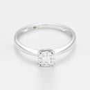 Bague "Brillant Lucia 17Ct" Diamants 0,09/1+0,08/9 - Or Blanc 375/1000