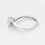 Bague "Brillant Luciana 0,50" Diamants 0,23Ct/1 & 0,27/9 - Or Blanc
