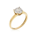 Ring “Brillant Luciana 0.50” Diamonds 0.23Ct/1 & 0.27/9