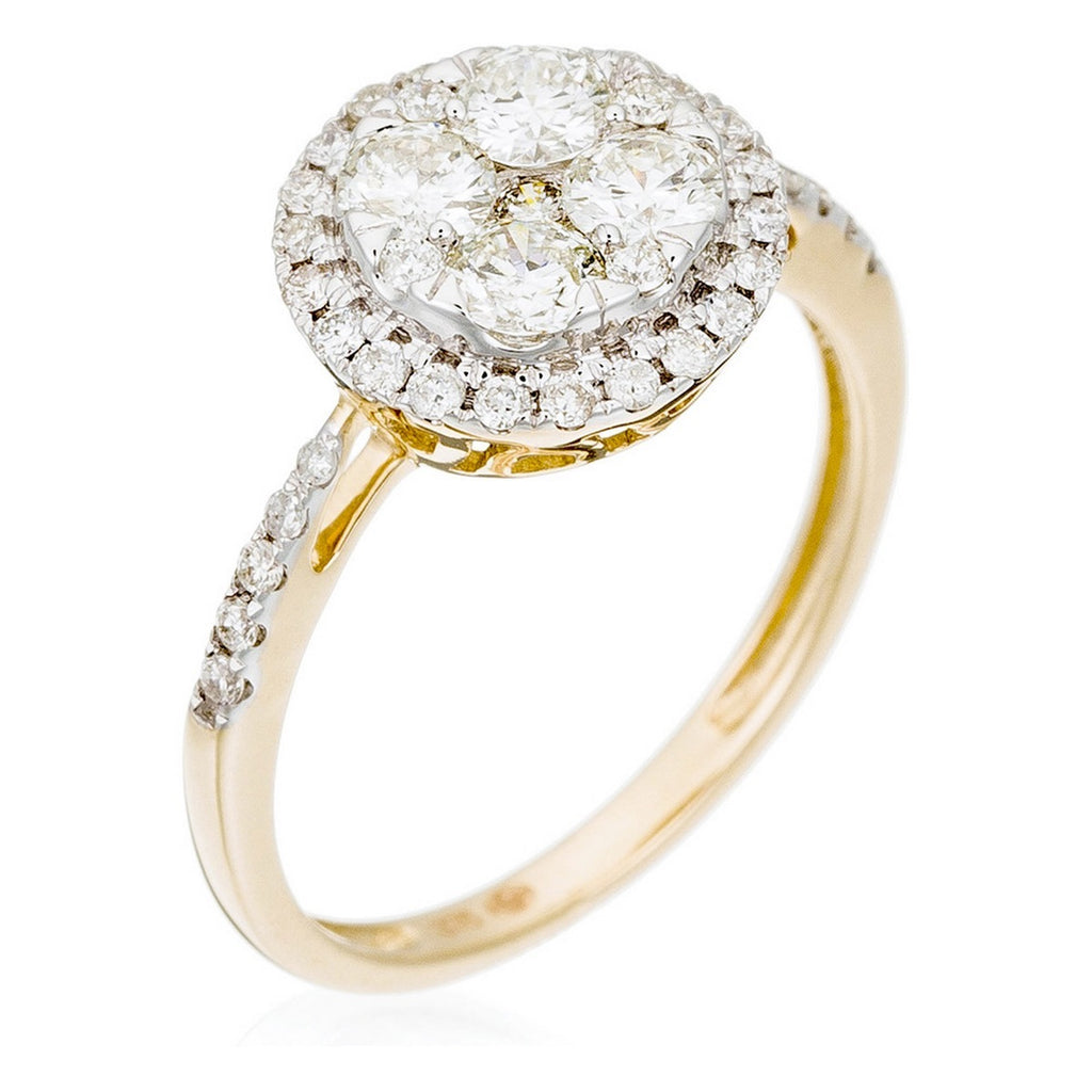 Bague "Pompadour" Diamants 0,74Ct/41