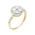 Bague "Pompadour" Diamants 0,74Ct/41