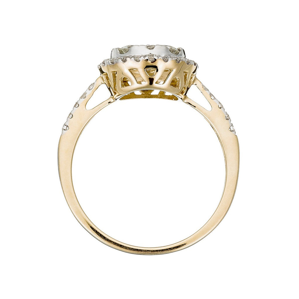 Bague "Pompadour" Diamants 0,74Ct/41