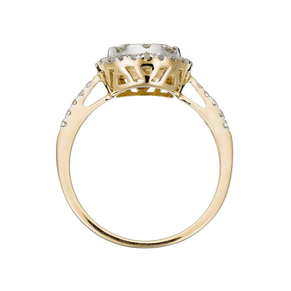 Bague "Pompadour" Diamants 0,74Ct/41