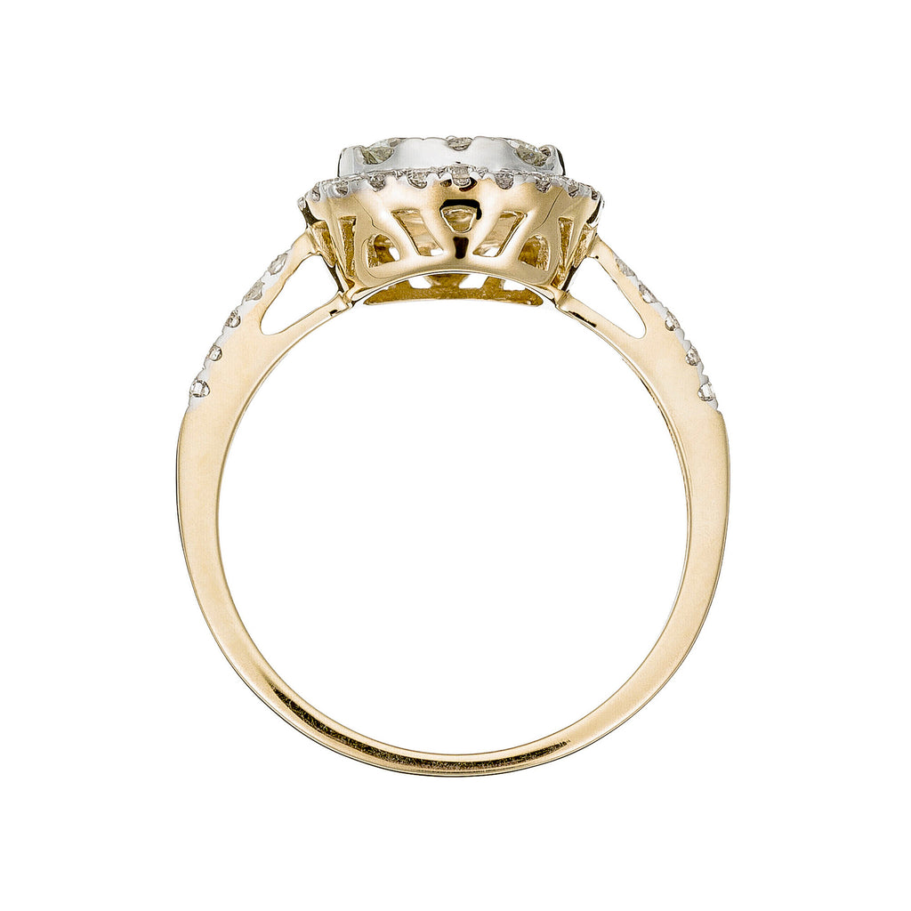 Bague "Pompadour" Diamants 0,74Ct/41