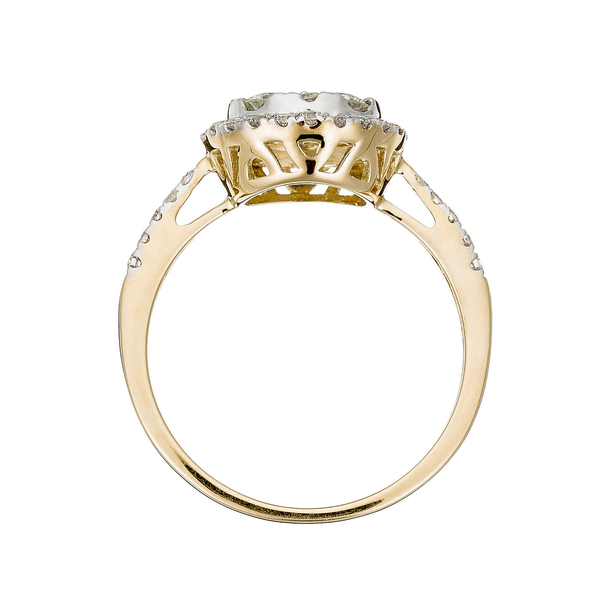Bague "Pompadour" Diamants 0,74Ct/41