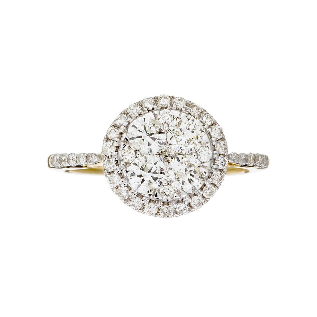 Bague "Pompadour" Diamants 0,74Ct/41