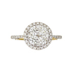 Bague "Pompadour" Diamants 0,74Ct/41