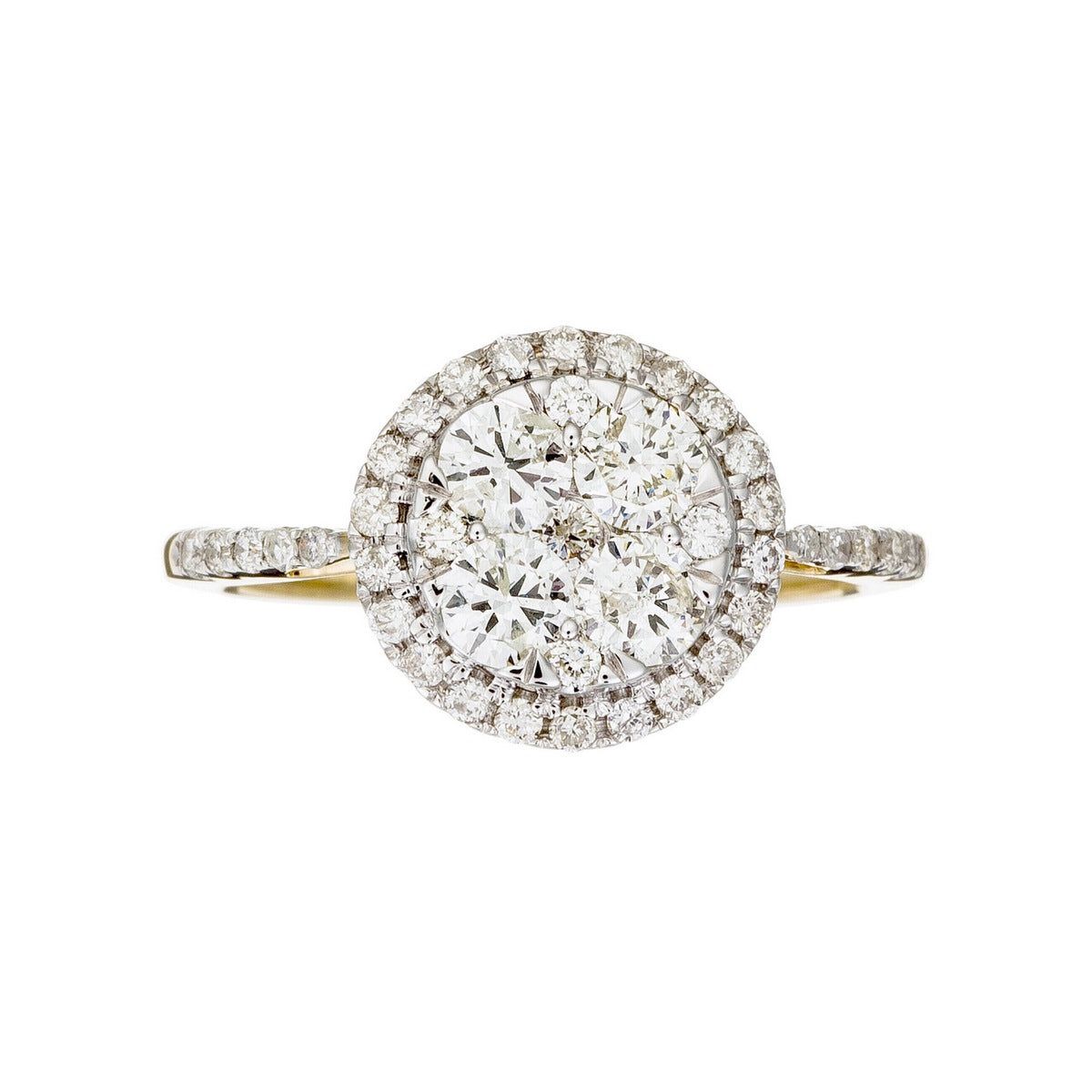 Bague "Pompadour" Diamants 0,74Ct/41