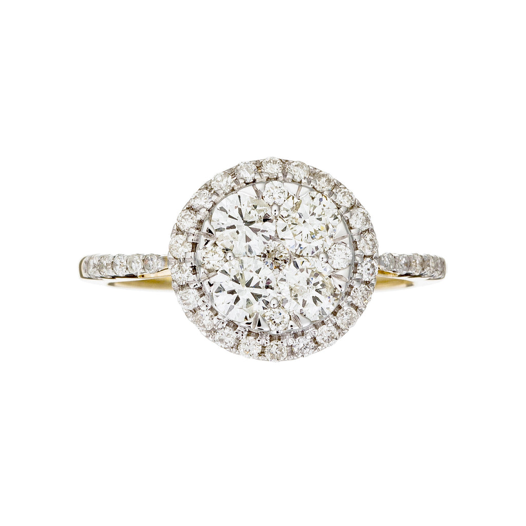 Bague "Pompadour" Diamants 0,74Ct/41