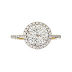 Bague "Pompadour" Diamants 0,74Ct/41